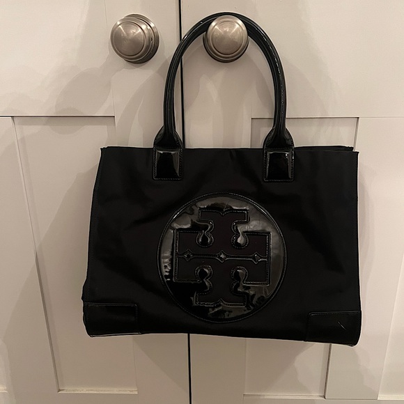 Tory Burch Ella Nylon Patent Tote